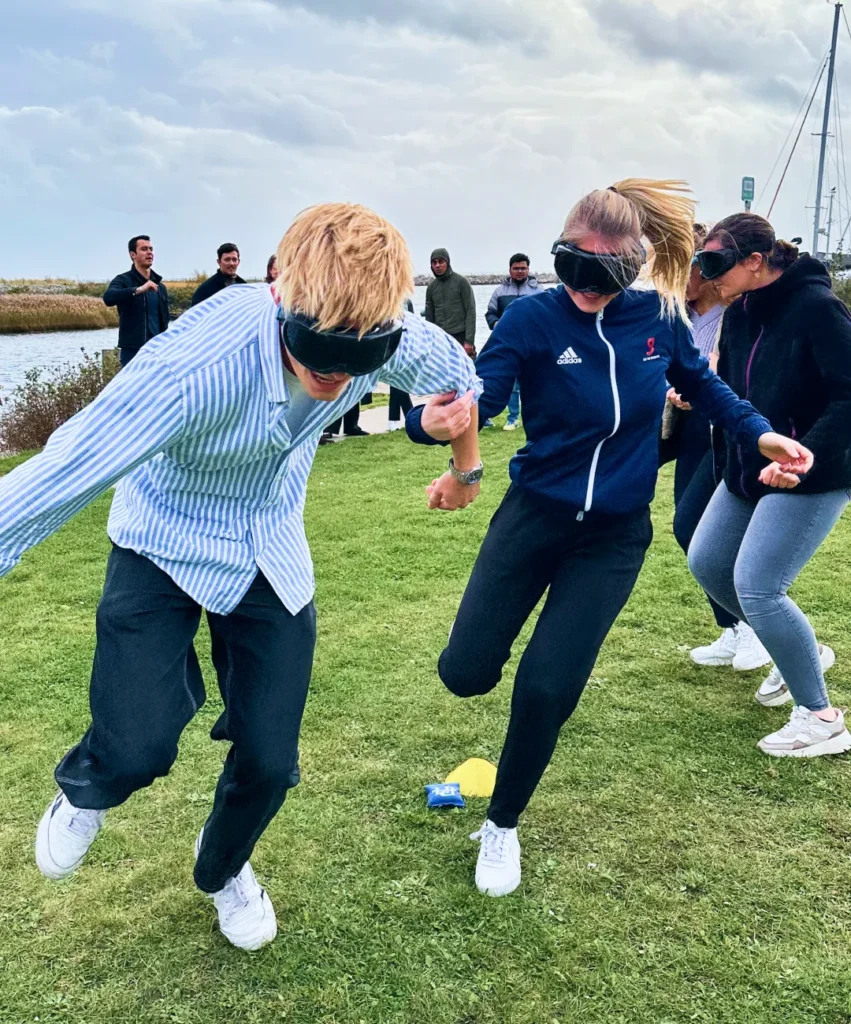 Kryds- & Bolle stafet til sjovt teambuilding event med Novo Nordisk