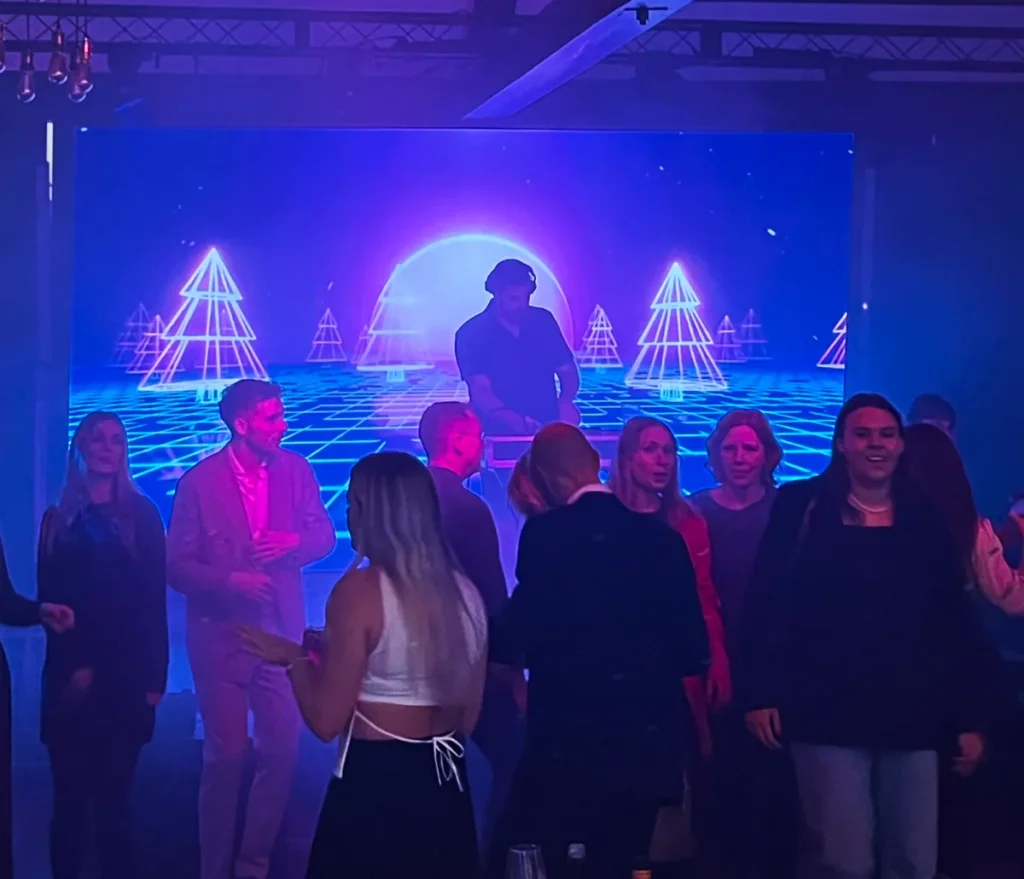Dansegulv til julefrokost event på Nørrebro