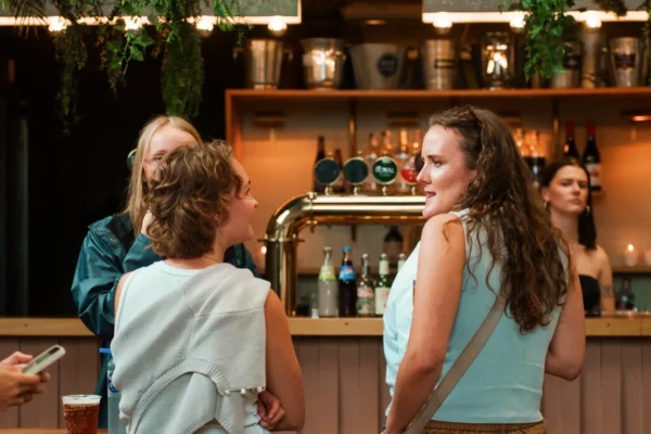 Indendørs bar til sommerfest event
