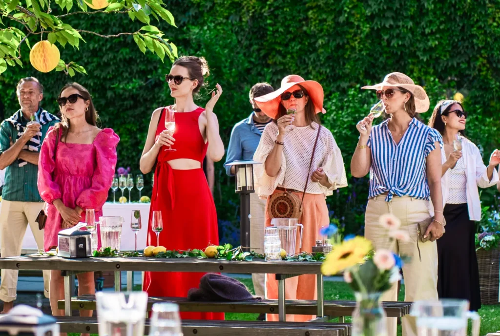 Corporate summer party in central Copenhagen with a Riviera theme