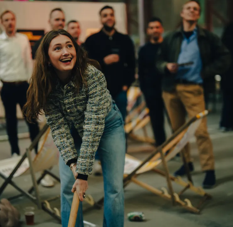 Loungezone med kræftprøve og andre sjove aktiviteter