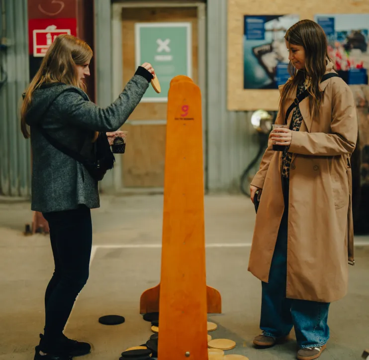 Gæster spiller mega 4 på stribe til sommerfest for stor virksomhed i København