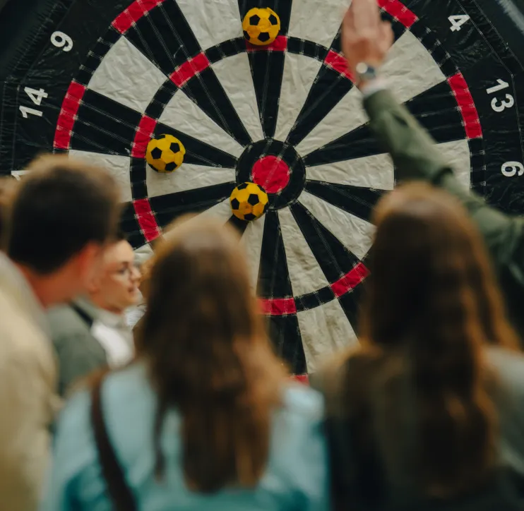 Mega Dart og andre sjove aktiviteter til firmafest
