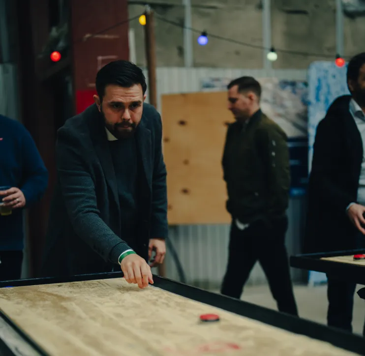 Shuffleboard turnering til event i Kæbenhavn