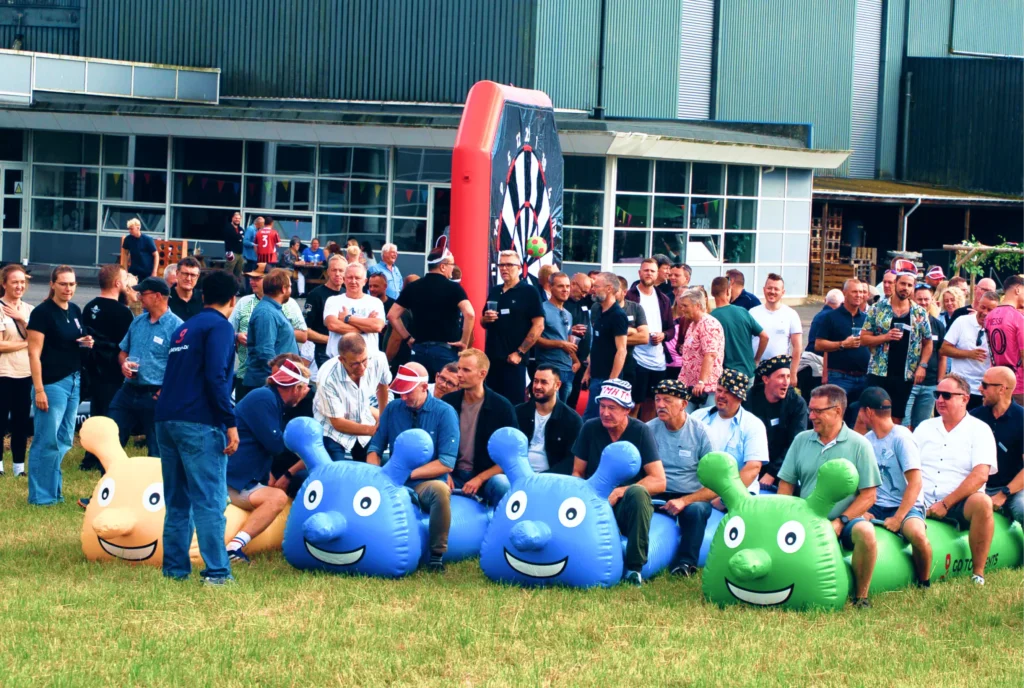 9-kamp teambuilding event fra Go To Events ved Messe C i Fredericia