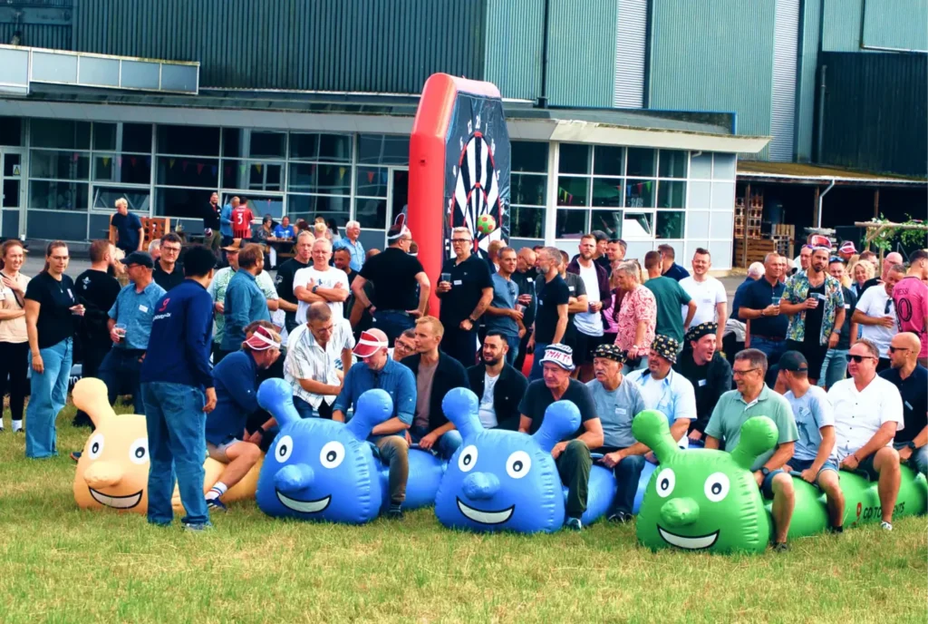 9-kamp teambuilding event fra Go To Events ved Messe C i Fredericia