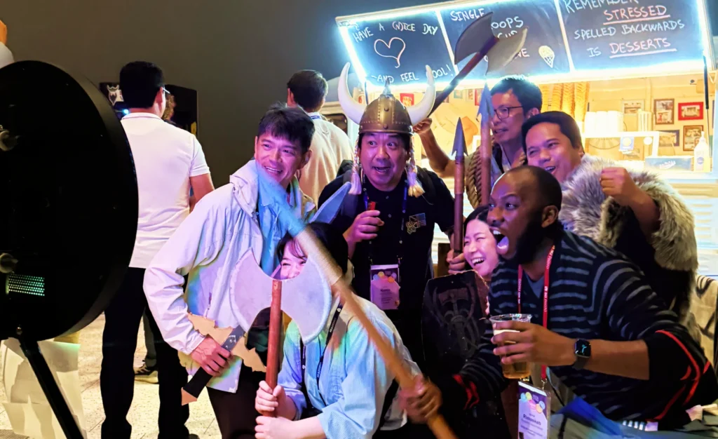 Selfiebooth til stort konferenceevent i Bella Center med vikingetema