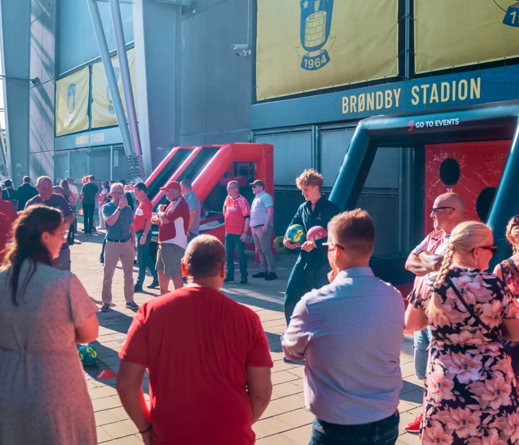 Komplet eventpakke med teambuilding og sommerfest fra Go To Events på Brøndby Stadion