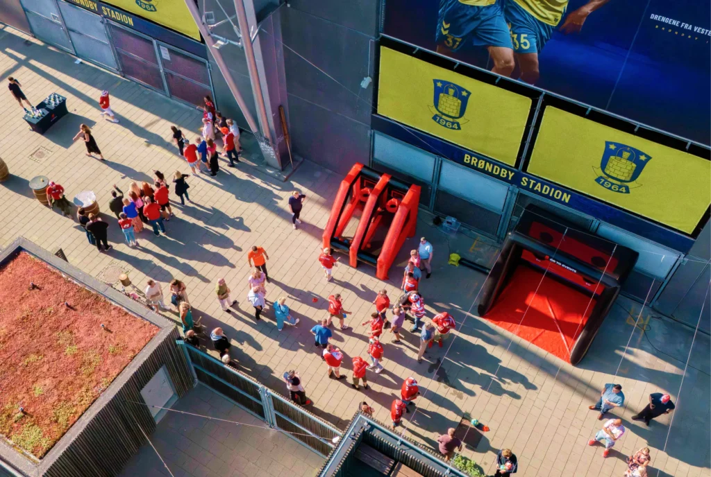 Firmaevent med sjove aktiviteter på Brøndby Stadion