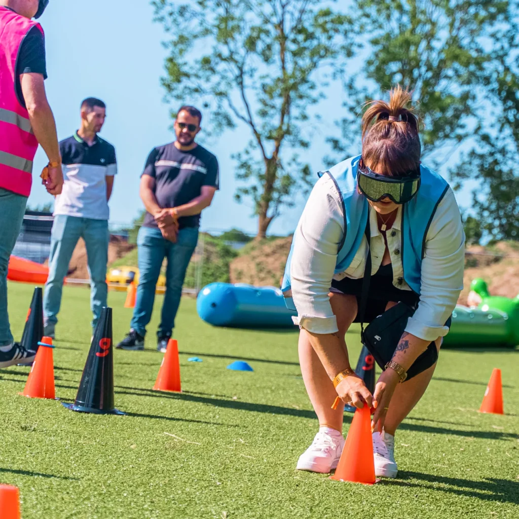 Teambuilding event på græsarealerne ved Brøndby Stadion
