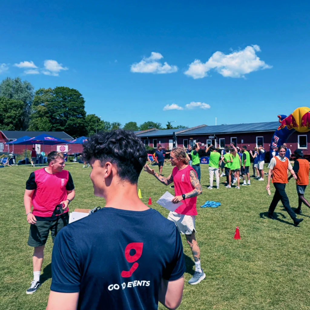 Go To Events instruktør til teambuilding event i Kløvermarken i København