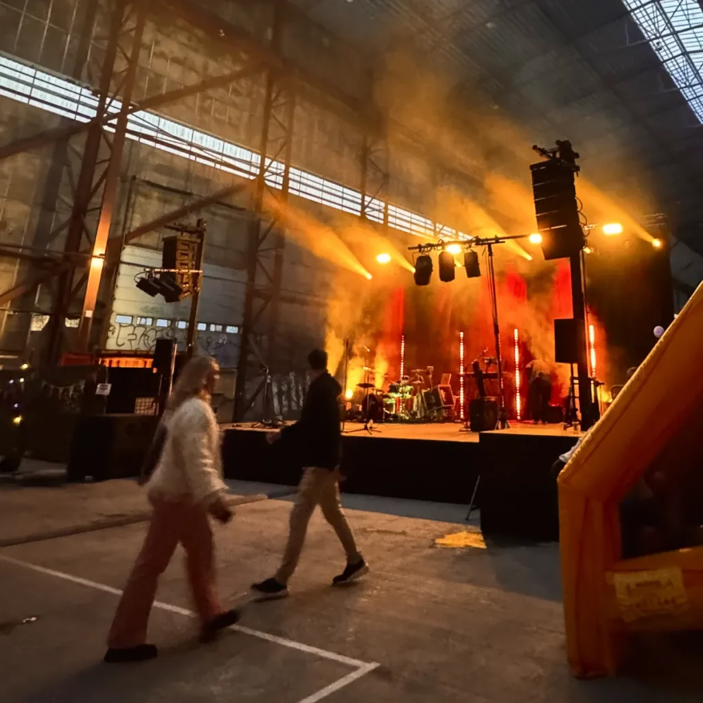 tunnelfabrikken-event-lokation-københavn_01 Scene og udstyr til firmafestival i Nordhavn