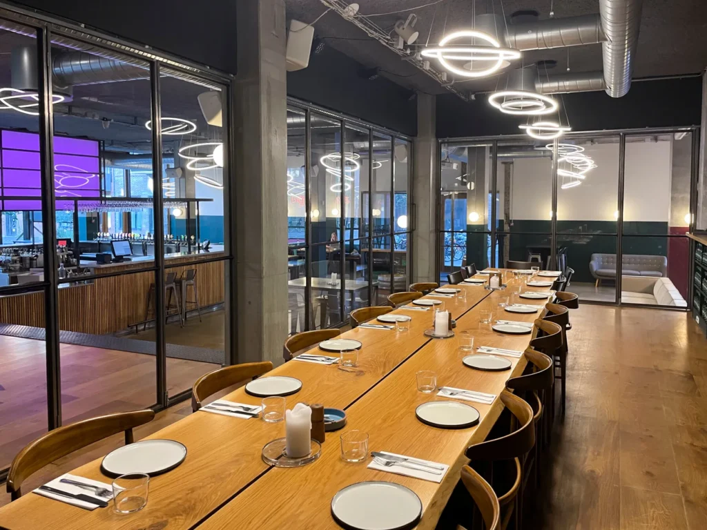 Social dining og firmafest på Bryggeren i Carlsberg Byen