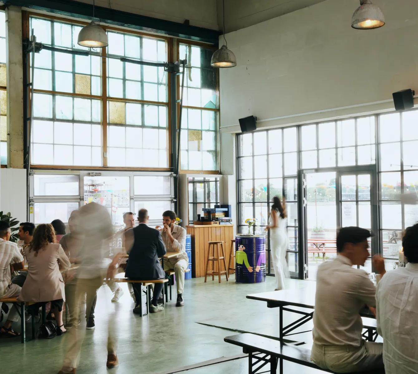 Firmafest på industriel venue Refshaleøen